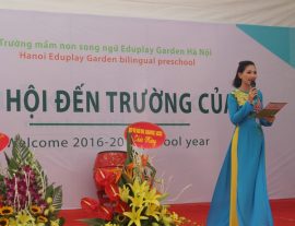 “Ngày hội đến trường của bé” tại trường mầm non song ngữ Eduplay Garden Hà Nội
