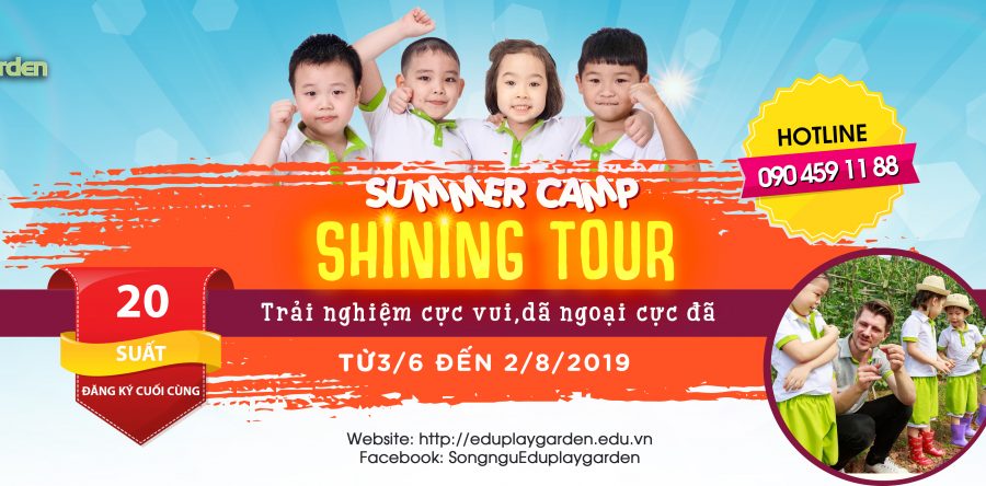 TUYỂN SINH TRẠI HÈ ‘SHINING TOUR SUMMER CAMP’