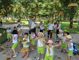 AUTUMN – PICNIC IN THE LEAVES. TRÀN NGẬP NIỀM VUI VÀ TIẾNG CƯỜI.
