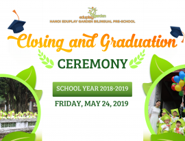 KÍNH MỜI QUÝ PHỤ HUYNH THAM DỰ LỄ TỔNG KẾT NĂM HỌC 2018-2019